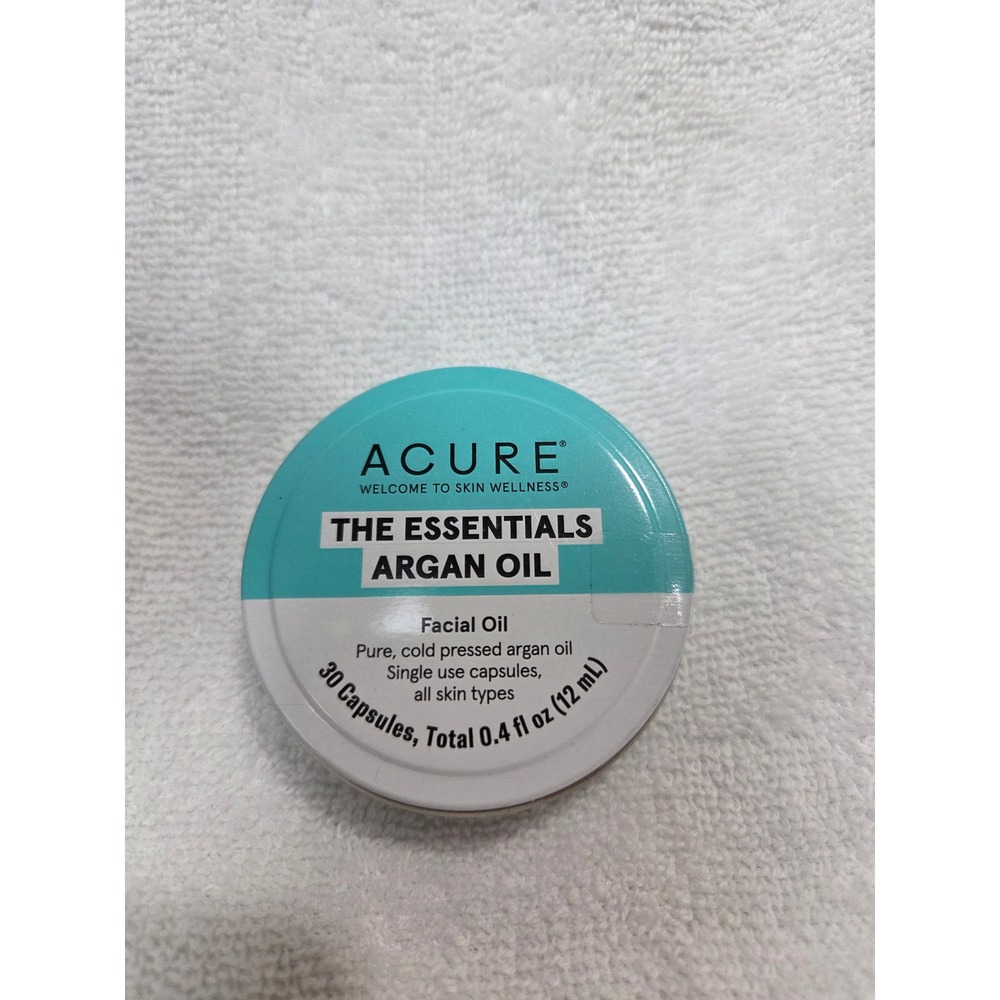 Acure The Essentials Argan Oil Capsules Brand New 30 capsules